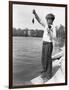 Boy Holding a Small Fish-Philip Gendreau-Framed Photographic Print