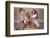 Boy Holding Kitten-William P. Gottlieb-Framed Photographic Print