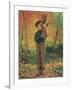 Boy Holding Logs, 1873-Winslow Homer-Framed Giclee Print