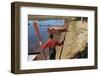 Boy Holding Oars-William P. Gottlieb-Framed Photographic Print