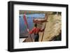 Boy Holding Oars-William P. Gottlieb-Framed Photographic Print