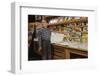 Boy Holding Paper in Newsstand-William P. Gottlieb-Framed Photographic Print