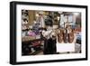 Boy Holding Shotgun in Sporting Goods Store-William P. Gottlieb-Framed Photographic Print