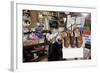 Boy Holding Shotgun in Sporting Goods Store-William P. Gottlieb-Framed Photographic Print