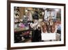 Boy Holding Shotgun in Sporting Goods Store-William P. Gottlieb-Framed Photographic Print