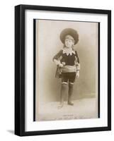 Boy in a Cavalier Costume (A Style-null-Framed Photographic Print