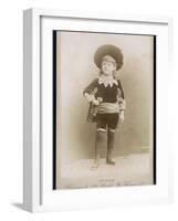 Boy in a Cavalier Costume (A Style-null-Framed Photographic Print