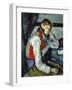 Boy in a Red Waistcoat-Paul Cézanne-Framed Giclee Print