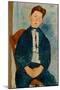 Boy in a Striped Sweater, 1918-Amedeo Modigliani-Mounted Giclee Print