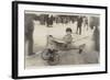 Boy in a Toy Aircraft-null-Framed Photographic Print