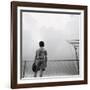 Boy in baseball uniform-Steve Cicero-Framed Photographic Print