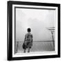 Boy in baseball uniform-Steve Cicero-Framed Photographic Print