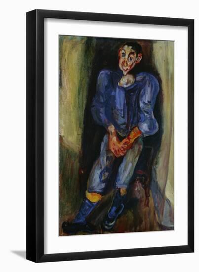 Boy in Blue, 1924-Chaim Soutine-Framed Giclee Print