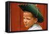 Boy in Cowboy Hat Making Funny Face-William P. Gottlieb-Framed Stretched Canvas