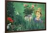 Boy in Flowers (Jacques Hosched), 1876-Edouard Manet-Framed Giclee Print