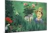 Boy in Flowers (Jacques Hosched), 1876-Edouard Manet-Mounted Giclee Print