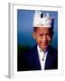 Boy in Formal Dress at Hindu Temple Ceremony, Indonesia-Merrill Images-Framed Photographic Print