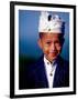 Boy in Formal Dress at Hindu Temple Ceremony, Indonesia-Merrill Images-Framed Photographic Print