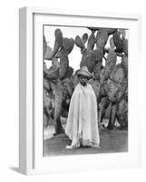 Boy in Front of a Cactus, State of Veracruz, Mexico, 1927-Tina Modotti-Framed Photographic Print