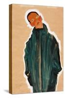 Boy in Green Coat, 1910-Egon Schiele-Stretched Canvas