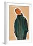 Boy in Green Coat, 1910-Egon Schiele-Framed Giclee Print