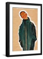 Boy in Green Coat, 1910-Egon Schiele-Framed Giclee Print