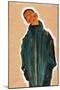 Boy in Green Coat, 1910-Egon Schiele-Mounted Giclee Print