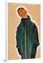 Boy in Green Coat, 1910-Egon Schiele-Framed Giclee Print