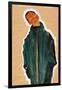 Boy in Green Coat, 1910-Egon Schiele-Framed Giclee Print