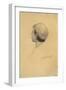 Boy in Profil Perdu-Gustav Klimt-Framed Giclee Print