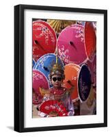 Boy in Shan Costume at Handicraft Festival, Chiang Mai, Thailand, Southeast Asia-Alain Evrard-Framed Photographic Print