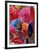 Boy in Shan Costume at Handicraft Festival, Chiang Mai, Thailand, Southeast Asia-Alain Evrard-Framed Photographic Print