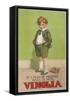 Boy in Vinola Soap Ad-null-Framed Stretched Canvas