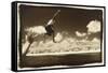 Boy Jumping off boat, Australia-Theo Westenberger-Framed Stretched Canvas