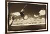 Boy Jumping off boat, Australia-Theo Westenberger-Framed Art Print