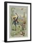 Boy Killing a Bird with a Sling-null-Framed Giclee Print