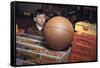 Boy Longing for Basketball-William P. Gottlieb-Framed Stretched Canvas