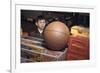 Boy Longing for Basketball-William P. Gottlieb-Framed Photographic Print