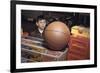 Boy Longing for Basketball-William P. Gottlieb-Framed Photographic Print