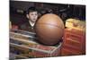 Boy Longing for Basketball-William P. Gottlieb-Mounted Photographic Print