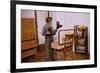 Boy Looking at Cowboy Boots-William P. Gottlieb-Framed Photographic Print
