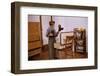 Boy Looking at Cowboy Boots-William P^ Gottlieb-Framed Photographic Print