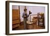 Boy Looking at Cowboy Boots-William P. Gottlieb-Framed Photographic Print