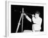 Boy Looking through a Telescope-Philip Gendreau-Framed Photographic Print