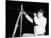 Boy Looking through a Telescope-Philip Gendreau-Mounted Photographic Print