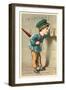 Boy Looking Through Port Holes-null-Framed Art Print