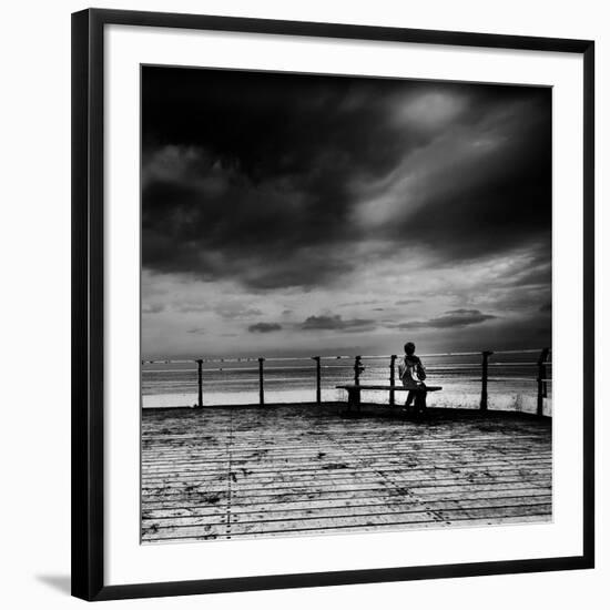 Boy Lost in Thought-Rory Garforth-Framed Photographic Print