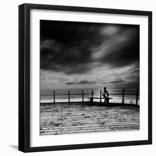 Boy Lost in Thought-Rory Garforth-Framed Photographic Print