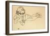 Boy Lying on His Stomach, 1918-Egon Schiele-Framed Giclee Print