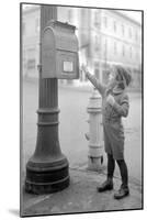 Boy Mailing Letter, Early 1900s-Marvin Boland-Mounted Giclee Print